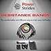 PowerStrides Resistance Bands Set for Men & Women - Best Choice for Full-Body Training, Pull up Exercise and All Kinds of Working Out. Premium Quality with Handles. Ideal for Strength and Mobility.