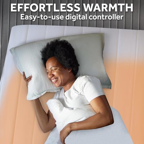 image for Sunbeam Electric Restful Quilted Heated Mattress Pad Twin 75