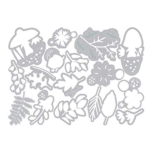Sizzix Thinlits Dies Funky Foliage By Tim Holtz, 16-Pack, Us:one Size, Multicolor #TOP3