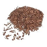 VALICLUD Französische Geröstete Eichenchips 1.50X1.50X0.08In Für Weinherstellung Und BBQ Räucherchips Zur Aromaverstärkung Und Geschmacksverbesserung Beim Hausbrauen Und Fleischräuchern