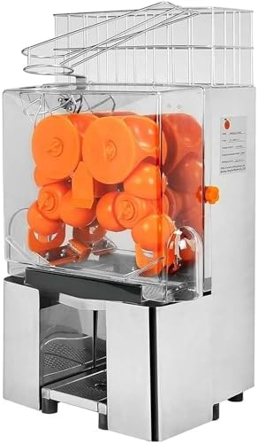 Commercial Orange Juicer with Removable Filter and Stainless Steel Construction for High-Volume Juicing