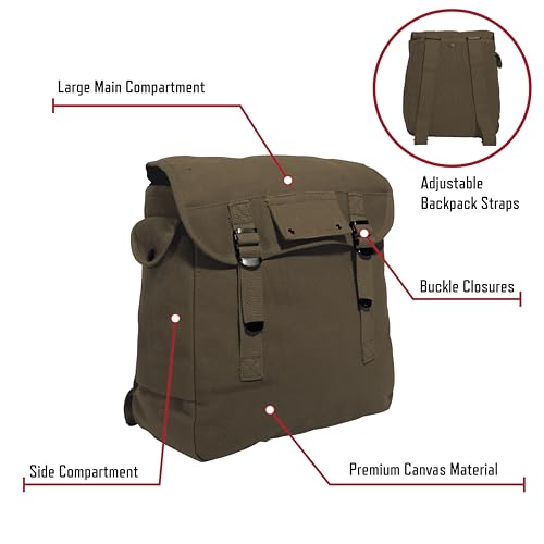 Rothco 2270: Heavyweight Canvas Musette Bag - Image 3