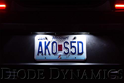 Diode Dynamics License Plate Leds Compatible With Chevrolet Camaro 2010-2023 (Pair), 194 Hp5 Cool White (6000K) #TOP1