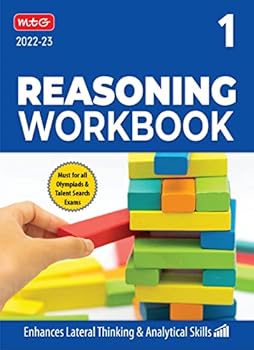 Paperback Olympiad Reasoning Workbook Class 1 - Enhances Lateral Thinking & Analytical Skills, Reasoning Workbook For Olympiad & Talent Search Exam Book