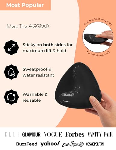 Image of Double-Sided Sticky Bra Pads Inserts Ultra Instant Volume Push up Stick on Bra for Women Swimsuit Bikini Dresses