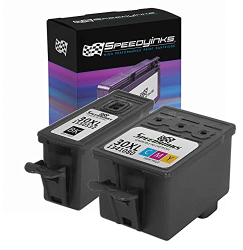 Speedy Inks Compatible Ink Cartridge Replacement for Kodak #30XL (1 Black, 1 Color, 2-Pack)