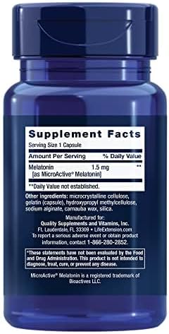 Miniatura 2 de Life Extension Melatonina IRXR - Melatonina de liberación inmediata y prolongada - 7 horas de apoyo - para sueño ininterrumpido, permanecer dormido