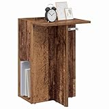 【Style moderne chic】 Cette table d'appoint moderne apporte fonctionnalité et style à ton salon. En bois d'ingénierie robuste, son look chic s'harmonise super bien avec une déco urbaine. La forme rectangulaire en fait une pièce polyvalente qui trouve sa place même dans les coins. Optimise ton espace avec cet ajout élégant, qui offre beaucoup de rangement pour garder tes essentiels à portée de main, parfait pour tout usage quotidien.