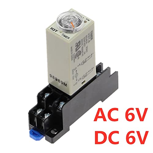 Relé de tiempo H3Y-2 para evitar arranques simultáneos mediante retardo ajustable de 0 a 10s 2