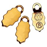 Aanraku Bails - 24 Gold 18K Plated Earring Bails Oak Leaf design. Glue on. Great for Making Dichroic, Glass & Wooden Earrings. (12 matching pairs)