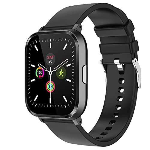 Fire-Boltt Ninja 2 Max 1.5″ Full Touch Display, SpO2, Heart Rate, 20 Sports Mode & Sleep Monitor, Gesture,Camera & Music Control, IP68 Dust & Sweat Resistance (Black)