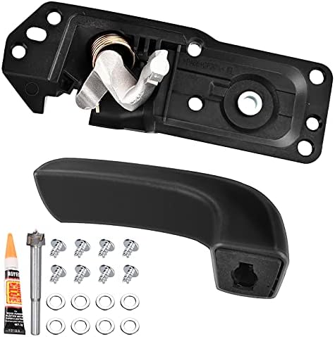 FAERSI Interior Door Handle Kit Front Left Driver Side for 2007-2014 Silverado Avalanche Suburban Tahoe Cadillac Escalade GMC Sierra Yukon #20833606