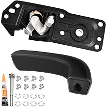 FAERSI Interior Door Handle Kit Front Left Driver Side for 2007-2014 Chevy Silverado Avalanche Suburban Tahoe Cadillac Escalade GMC Sierra Yukon #20833606