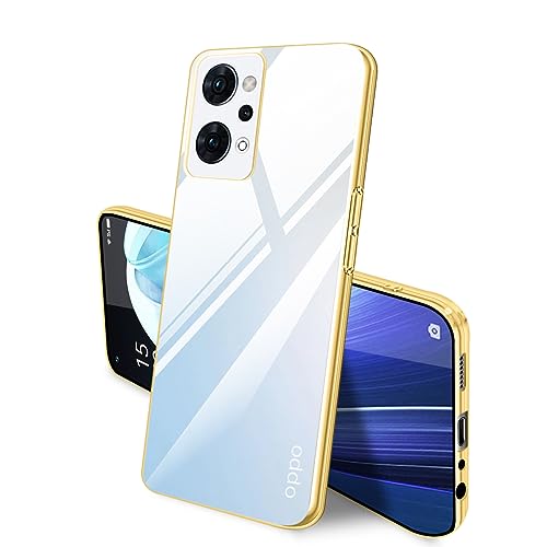 OPPO Reno9 A ケース OPPO Reno7 A ケース クリア 全面保護 カバー CPH2353 OPG04 A201OP ソフト 透明 スマホケース TPU 薄型 耐衝撃 軽量 メッキ加工 携帯カバー ストラップホール付き 落下防止 擦り傷防