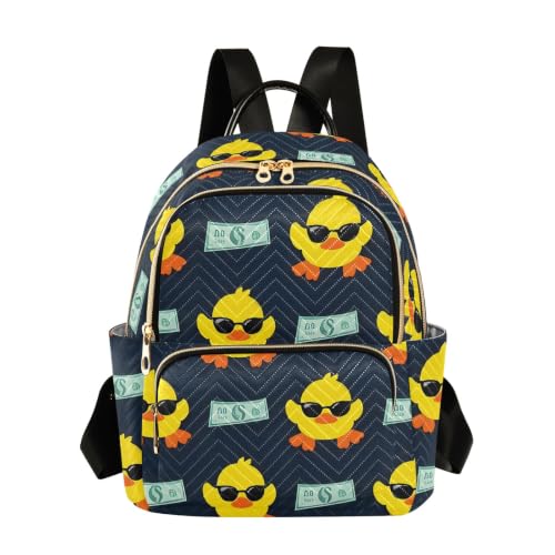 Sac à dos femme S de voyage antivol et mini sac d'école décontracté canard