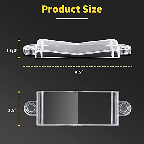 Image of Magnetic Light Switch Guard Cover, Light Switch Guard, Light Switch Blocker, Light Switch Lock, Switch Cover Guard, Child Proof Light Switch Cover Guard (White,2 Piece)