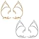FENQURO 2 Paar elfenohren, Ear Cuff Elfen Ohrringe für Damen Elfenohren Catwoman Ohrschmuck Elf Ears Elfen Ohren Elfenohren Schmuck für Elben Kostüm Feenkostüme Frauen Cosplay Kostüm