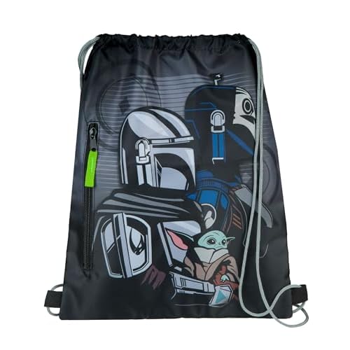 Undercover Star Wars - Bolsa de deporte para niños, 38 x 33 cm, bolsa para zapatos para deporte y escuela, a partir de 3 años, azul, 38x33 Centimeters