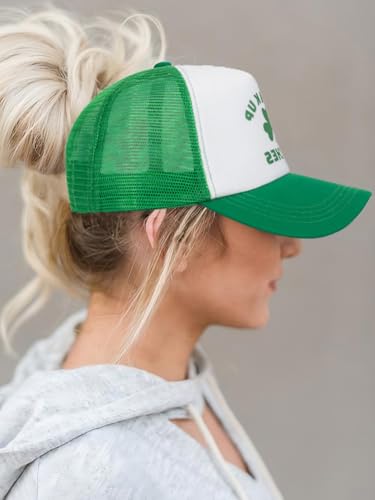 Image of Shamrock-Green Baseball-Cap for Men-Women - St Patrick's Outdoor Sun Hat Breathable Sports Golf Peaked Hat