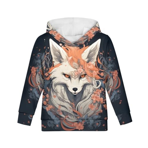 Image of GLUDEAR Teen Boys Girls Novelty Animal Galaxy Hoodies Sweatshirts Pullover