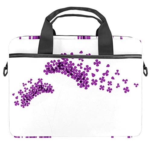 Sac à bandoulière pour ordinateur portable 13-14.5 pouces lilas