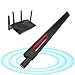 3Pcs Band Router Antenna Router Adapter Antenna 8DBi High Gain Omnidirectional Network Card Antenna Fit for EX6200, AC15, AC68U, AC88U, AC3200, AC66U Router