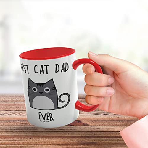 Stuff4 Best Cat Dad Ever Mug, Gifts for Cat Lovers Dad Gifts - Image 3