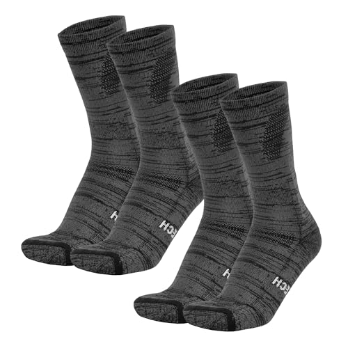 Image of Merino.tech Merino Wool Socks for Women And Men - Merino Wool Hiking Socks Crew Style