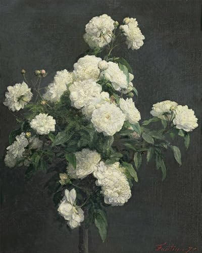 Toile Phlox par Fantin-Latour : impression murale haut de gamme pour salon en 60x90cm