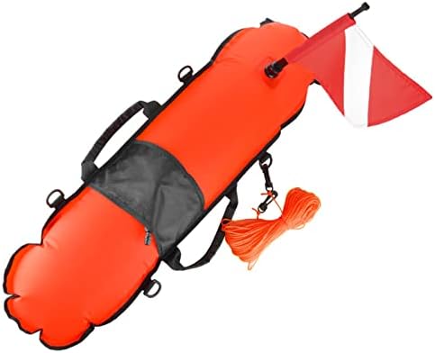 Safety Inflatable Scuba Diving Float Marker Buoy With Diver Flag For - View #2