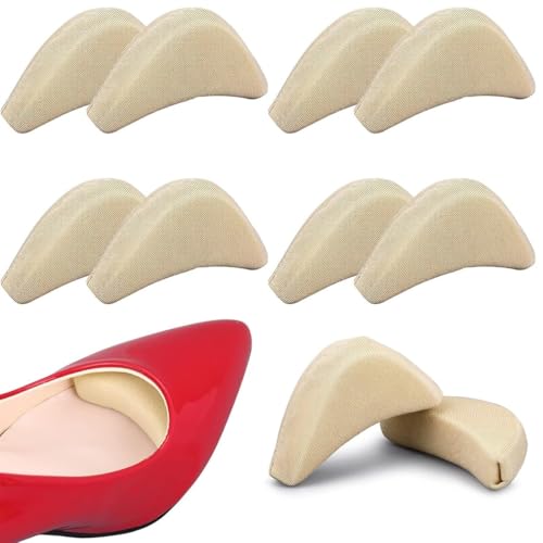 COYUN 4 paia di Riempitivi Scarpe Inserti, Cuscinetto Punta Scarpe, Comfort inserti di Scarpe, Spugne Morbide Regolabili Cuscinetti Poggiapiedi Adatta Tallone a Sostegno Scarpe