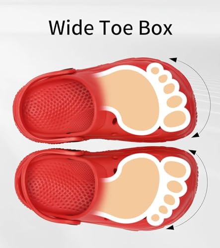 Image of Toddler Kids Clogs for Boys Girls Comfortable Slip on Sandals Beach Pool Slipper