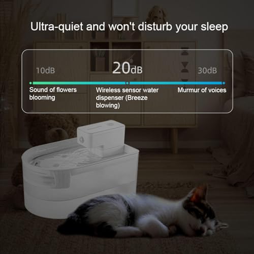 Fuente de Agua Automática para Mascotas 1.8L Sin Cable miniatura 2