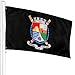 Seal of the Sint Eustatius wapen Flag 3x5 ft Vivid Color and UV Fade Resistant Wall Flags Banners for Outdoor Indoor
