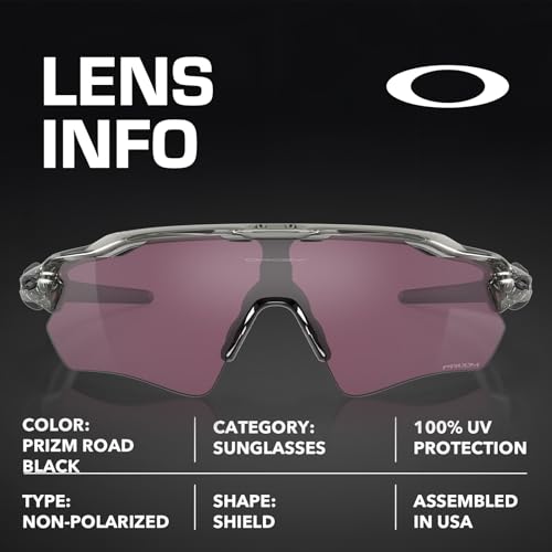 Image of Oakley RADAR EV PATH OO9208 Shield Shape Sunglasses With Official Eyewear Kit