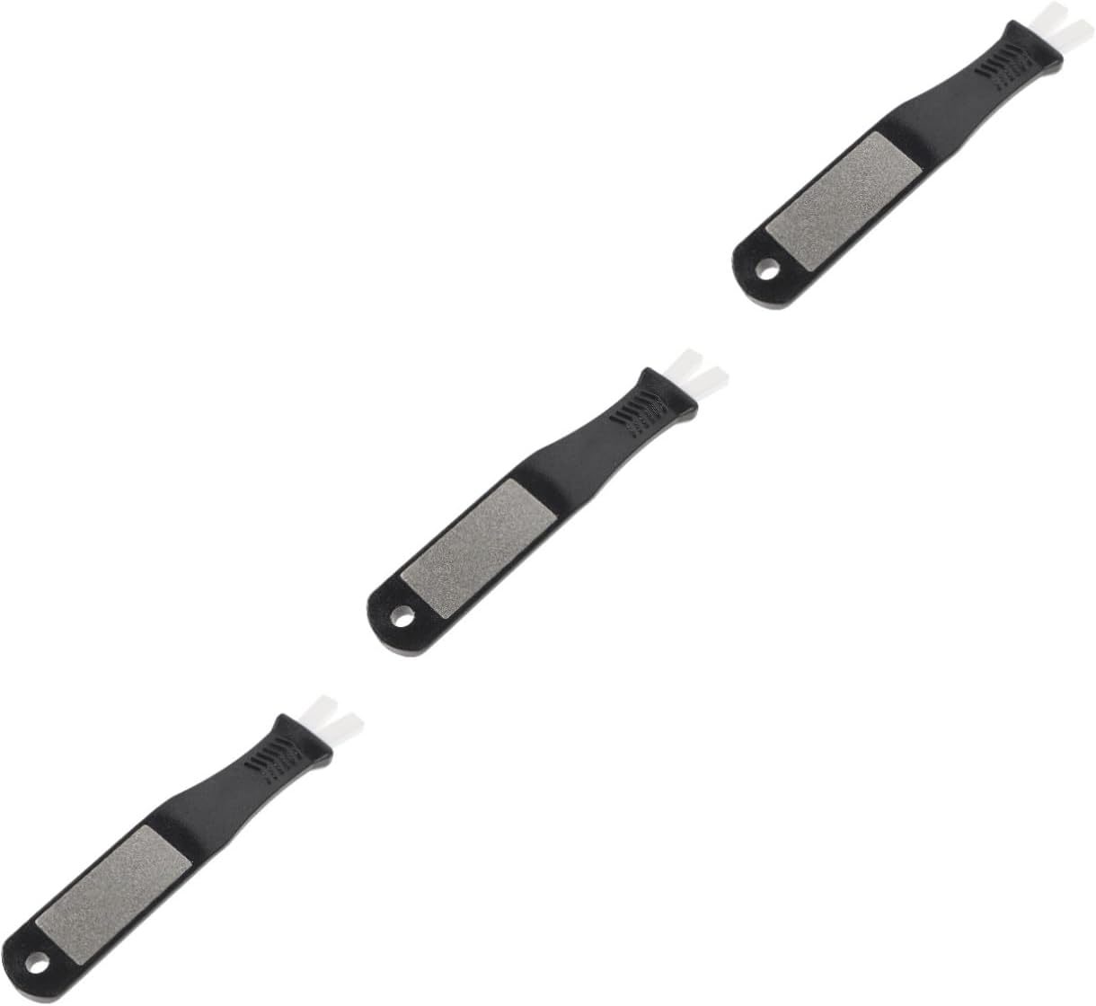 Sosoport 3pcs Portable Ice Skate Sharpener Tool Professional Grindstone for Hockey and Figure Skates Easy to Use and Carry Includes User Manual and Practice Block