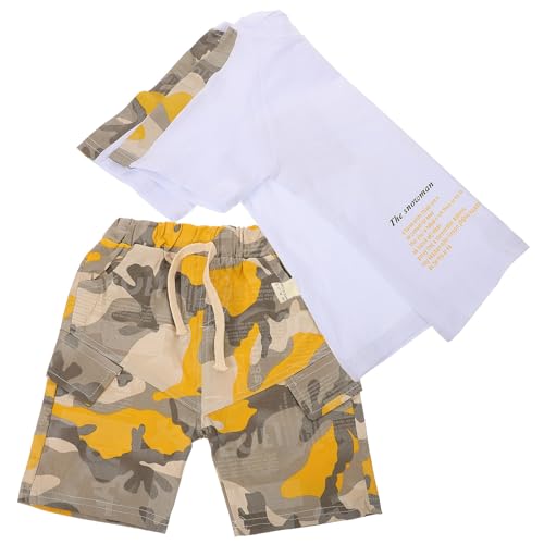 Camiseta de manga corta para niño idónea para jugar en casa durante los días calurosos de verano