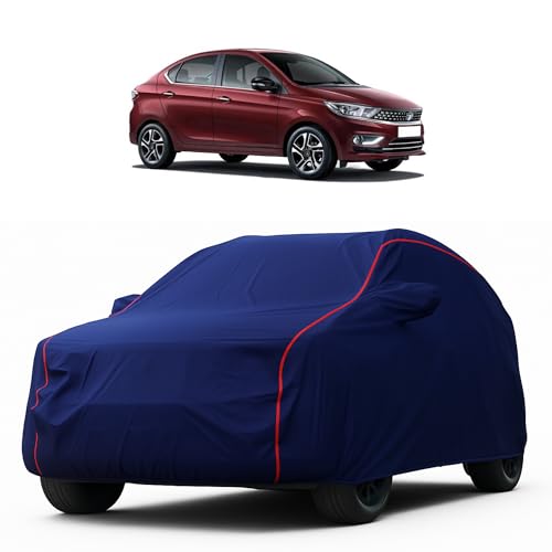 Image of Heavy-Duty Car Cover for compatible with Tata Tigor (2017 to 2025 all Models) Deluxe Car Protection Cover - Waterproof & UV-Resistant All-Season Exterior Protection