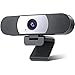 Produktbild EMEET Webcam mit Mikrofon und Lautsprecher - C980PRO 1080P Webcam, Full HD Webcam mit Objektivabdeckung, 90° Sichtfeld, Automatische Lichtkorrektur, Plug & Play, Kamera PC, Skype, Konferenz