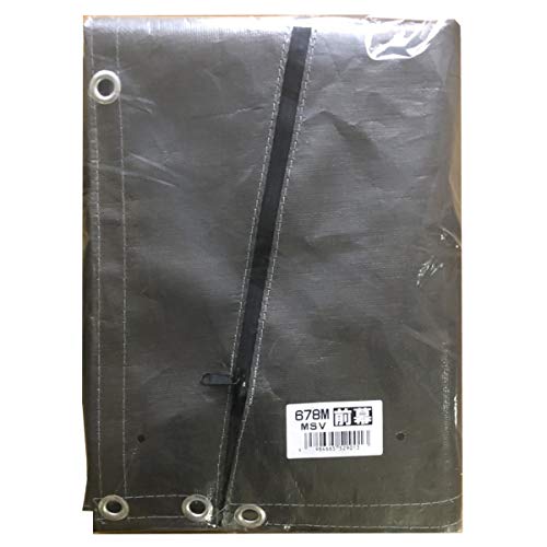 南栄工業 パイプ車庫用張替シート 前幕 678M メタリックシルバー