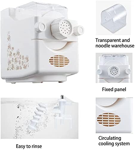 Image showing the internal components being rinsed under water, highlighting ease of cleaning.