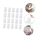 DECOMELODY 30Pcs Portable Capsule Containers Moistproof Pill Holders for Vitamins Medicine Solid Storage Bottles for Travel Daily Use Durable and Secure