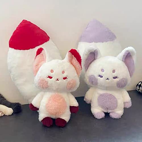 YOZUMD ravesseiro de boneca de raposa de 60/100 cm com cauda grande. Grande tamanho macio PP enchime