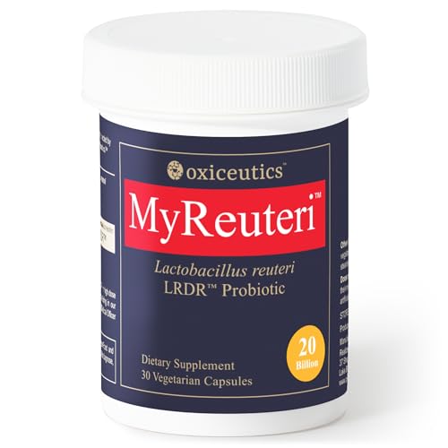 Image of MyReuteri 20 Billion CFU Probiotic - Enhanced-Strength L. reuteri LRDR + FOS Prebiotic - by Dr. William Davis - Makes Yogurt-Like Superfood - 30 Veg Capsules