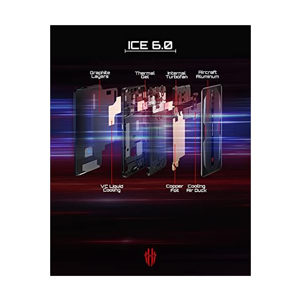 Red-Magic-6-Pro-Dual-SIM-165Hz-Display-5G-Gaming-Smartphone-Factory-Unlocked-US-Version-16-GB-RAM-256-GB-64MP-Camera-Android-11-Cell-Phone-Silver Red Magic 6 Pro Dual SIM 165Hz Display 5G Gaming Smartphone Factory Unlocked US Version 16 GB RAM + 256 GB 64MP Camera Android 11 Cell Phone Silver