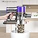 JASTIP Cordless Vacuum Cleaner, 550W/45Kpa Smart Cordless Stick Vacuum with Touch Screen, 55 Mins Runtime, Strong Suction & Lightweight Vacuum Cleaners for Home, Pet Hair,Carpet,Hard Floor
