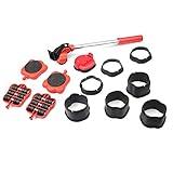 BEWEGEN GEMACHT: Das Möbelheber-Set ist sehr einfach zu bedienen und kann von jedem verwendet werden – egal wie stark Heben Sie das gewünschte Möbelstück mit dem Möbelheber leicht an Dann rollen Sie die Mover-Pad-Schieber darunter und gleiten Sie Ihre Möbel und Geräte mit Leichtigkeit über den Boden