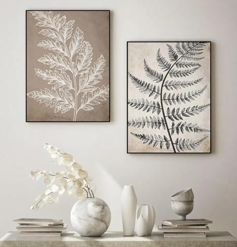 Poster bohémien beige et marron XINBAO | 2 toiles d'art abstrait 60x90 cm encadrées