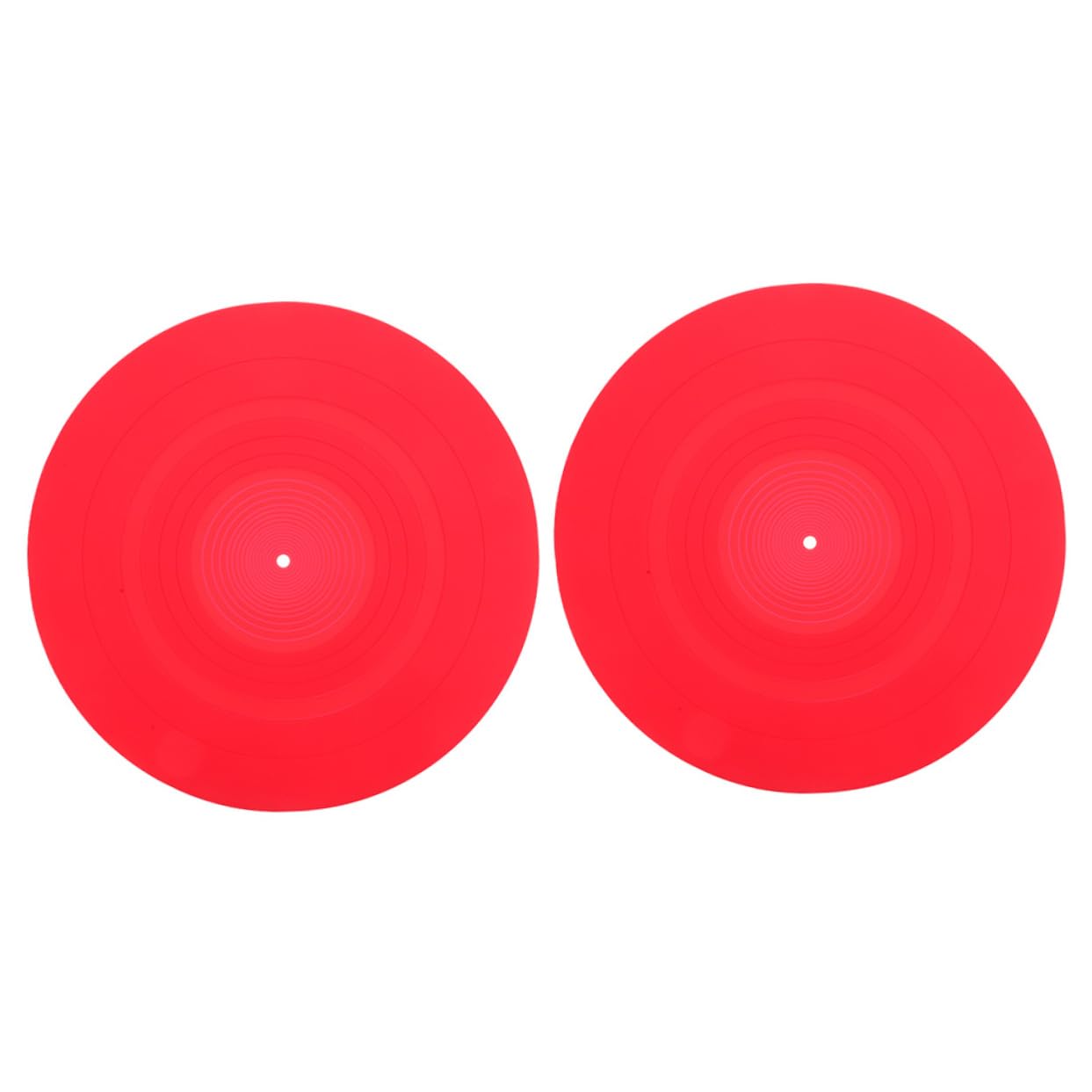 Levemolo Record Player Pad Replacement 2pcs Vinyl Mat for Turntable Silicone Slipmat for Turntable Record m