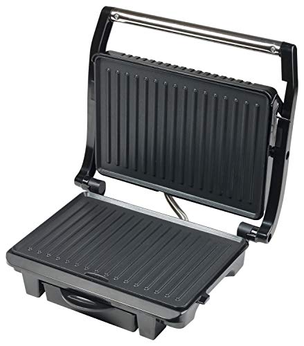 Bestron elektrischer Kontaktgrill mit Auffangschale, Sandwichmaker mit Cool-Touch-Handgriff & Antihaftbeschichtung… – Bild 3